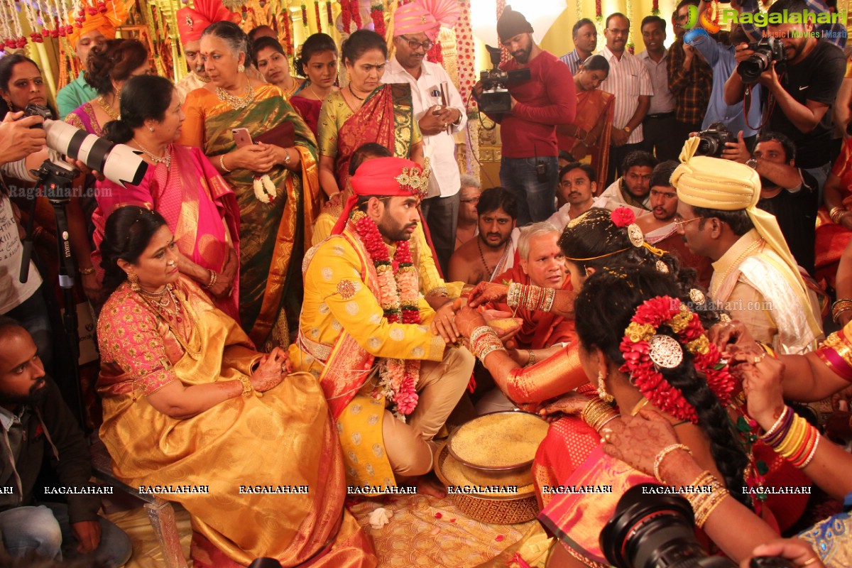 Grand Wedding of Vinayak and Veena at JRC Convention Center, Jubilee Hills, Hyderabad