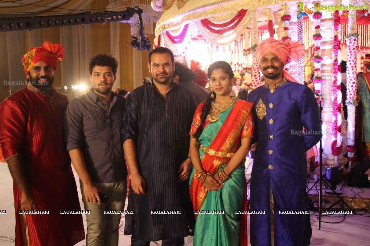 Grand Wedding of Vinayak and Veena at JRC Convention Center, Jubilee Hills, Hyderabad