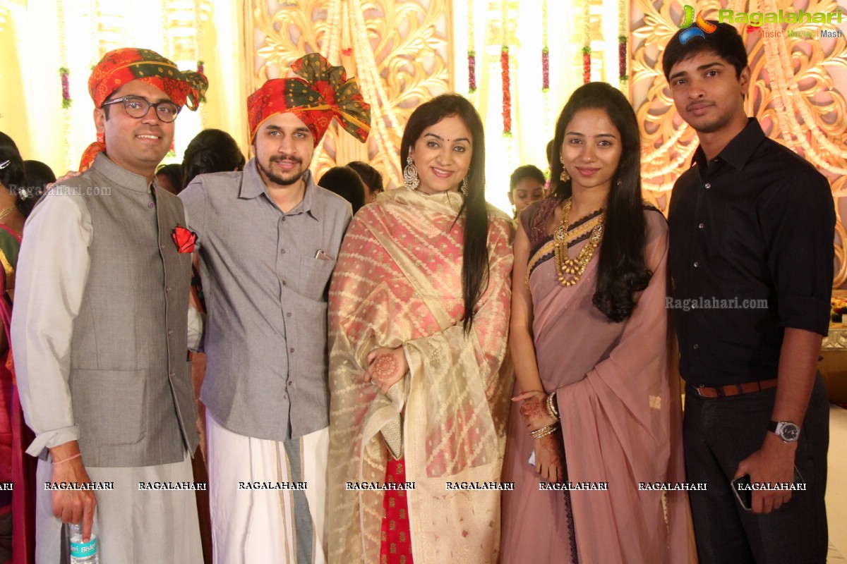 Grand Wedding of Vinayak and Veena at JRC Convention Center, Jubilee Hills, Hyderabad