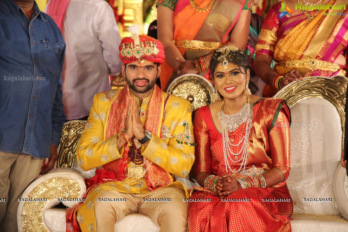 Grand Wedding of Vinayak and Veena at JRC Convention Center, Jubilee Hills, Hyderabad