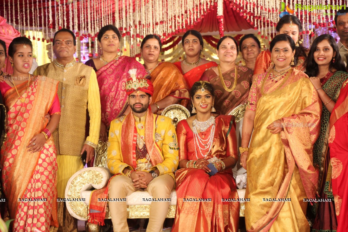 Grand Wedding of Vinayak and Veena at JRC Convention Center, Jubilee Hills, Hyderabad