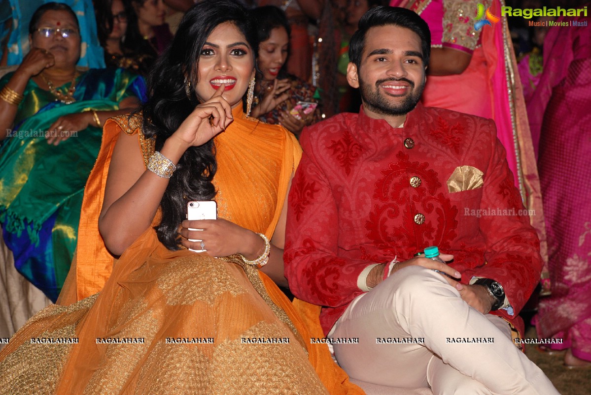 Veena and Vinayak Sangeet at The Golkonda Resorts, Gandipet