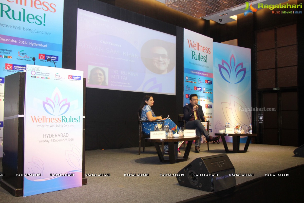 Adnan Sami Khan at Wellness Conclave by Young FICCI Ladies Organisation