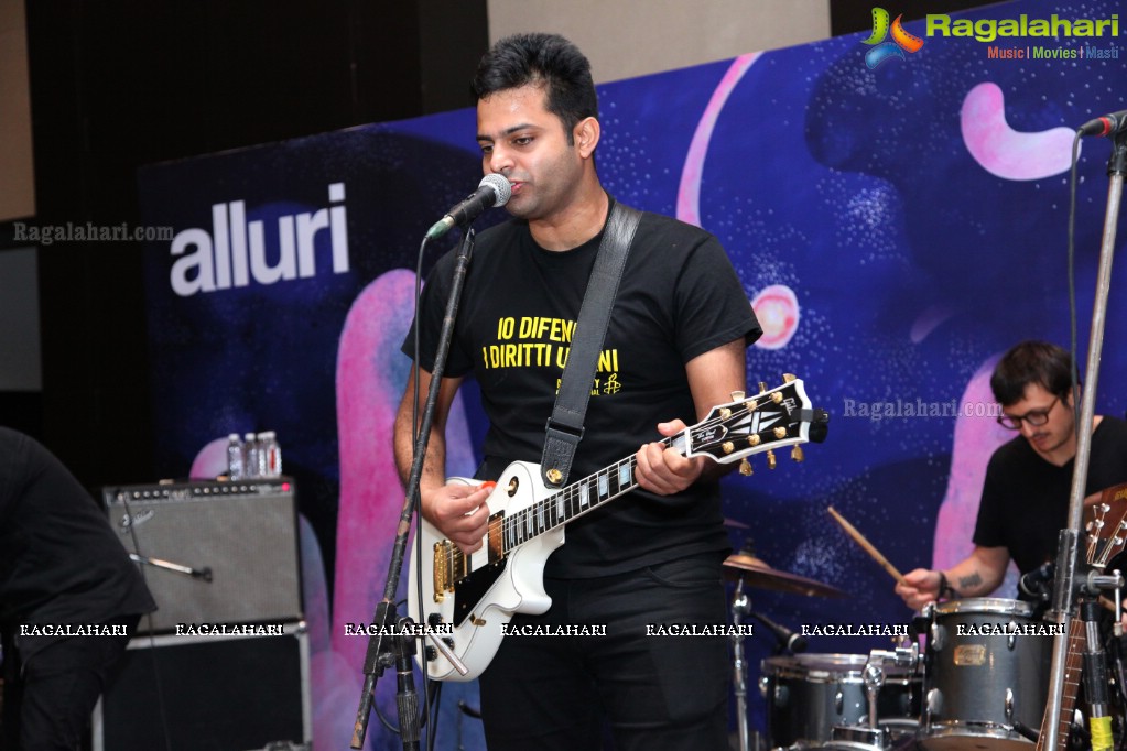 Alluri's Band of Italian Musicians Press Meet at Park Hyatt