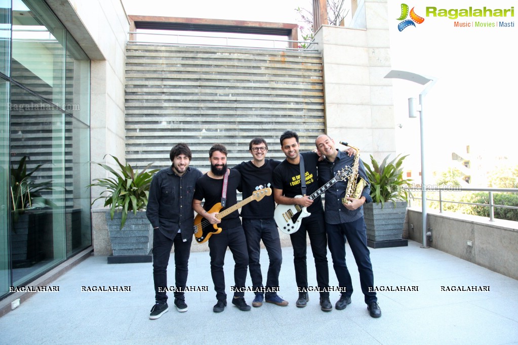 Alluri's Band of Italian Musicians Press Meet at Park Hyatt