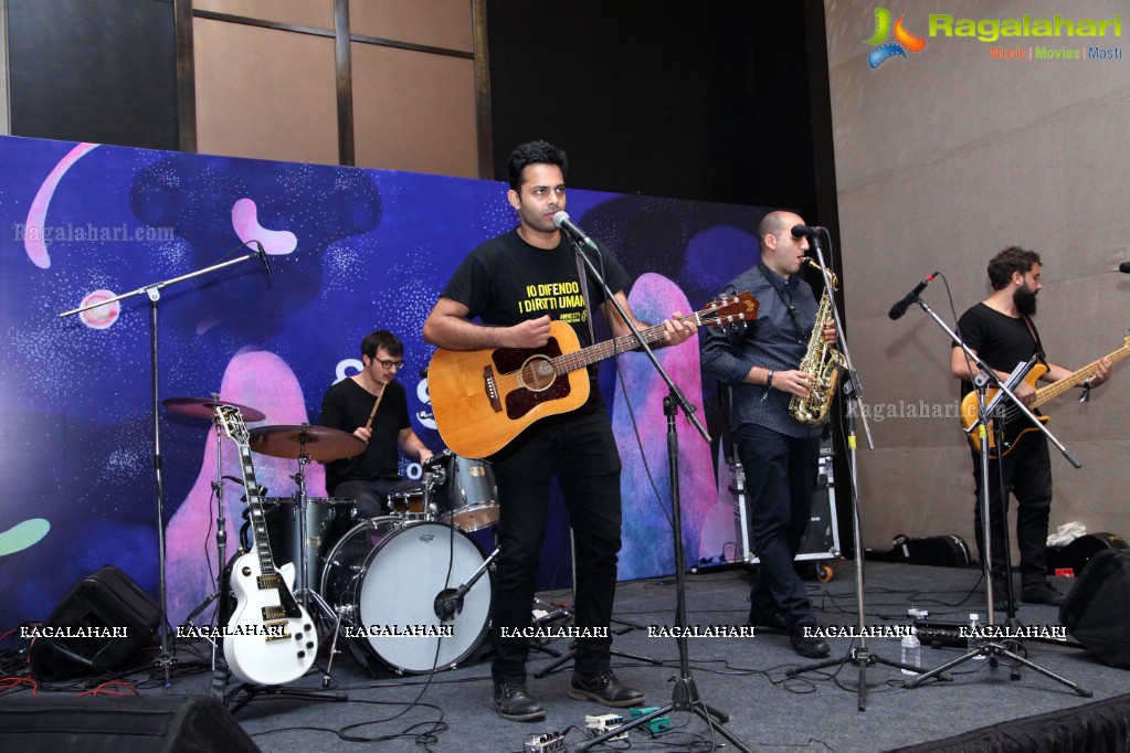 Alluri's Band of Italian Musicians Press Meet at Park Hyatt