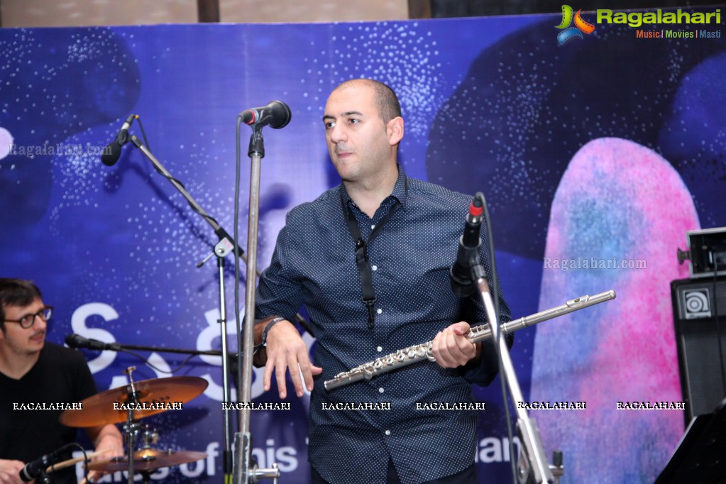 Alluri's Band of Italian Musicians Press Meet at Park Hyatt