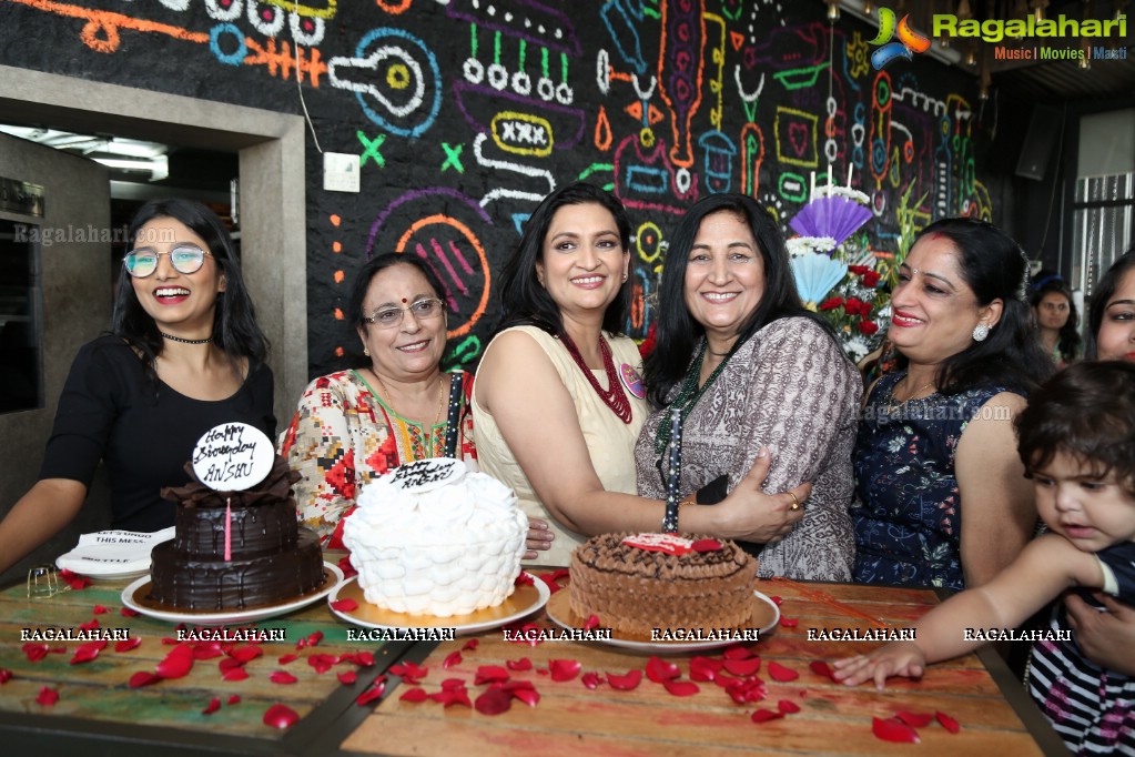 Anshu Trivedi Birthday Party at By The Bottle, Jubilee Hills, Hyderabad