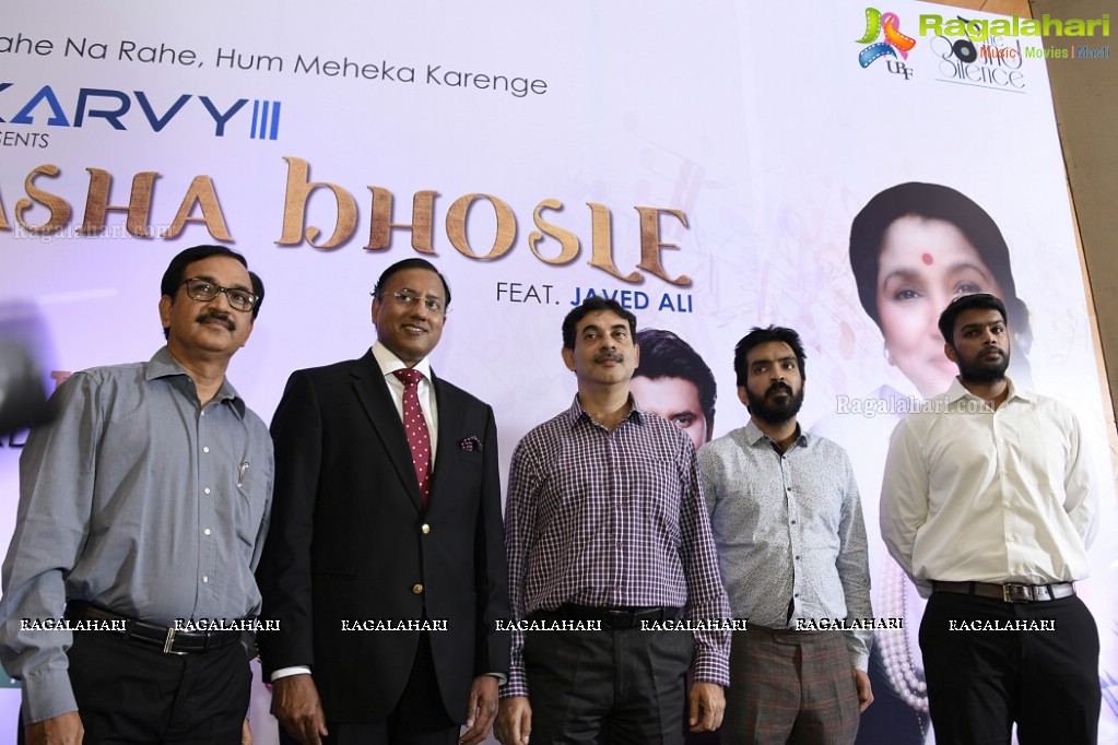 Asha Bhosle Live Concert, Hyderabad Press Meet