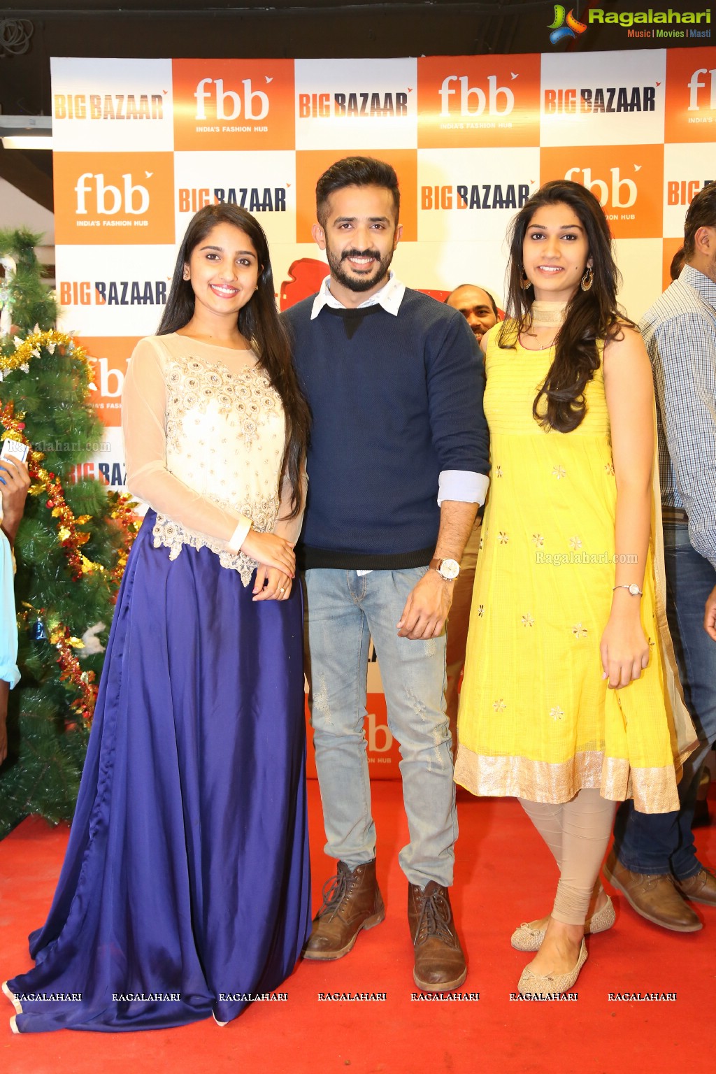 Idi Maa Prema Katha Team at Christmas Festivities at Big Bazaar