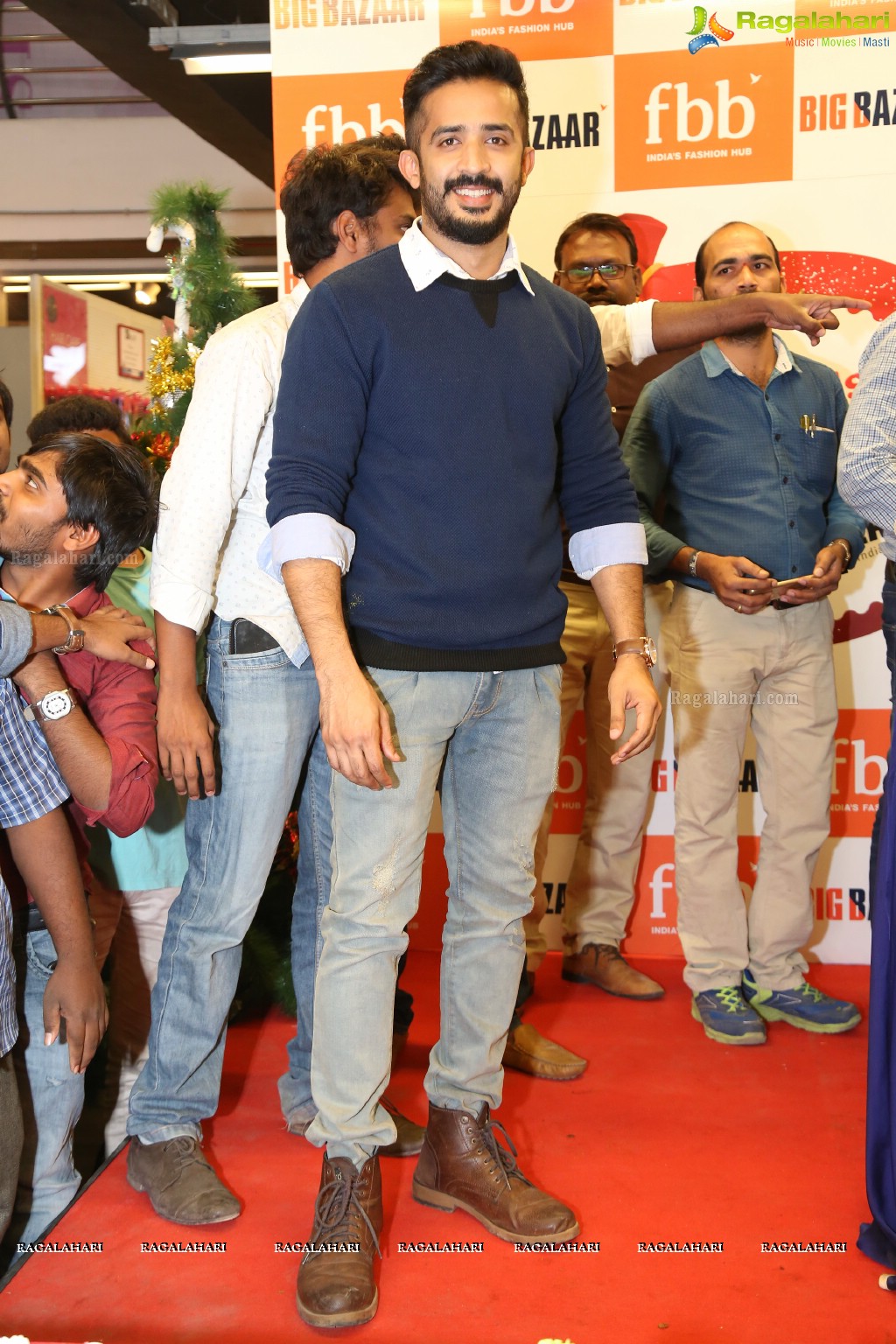 Idi Maa Prema Katha Team at Christmas Festivities at Big Bazaar