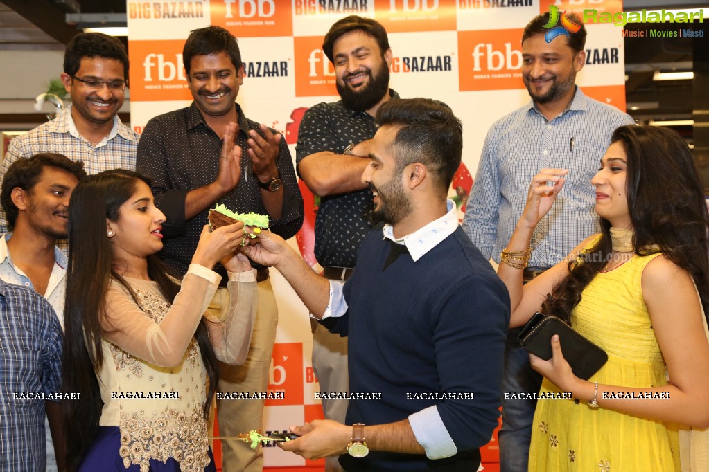 Idi Maa Prema Katha Team at Christmas Festivities at Big Bazaar