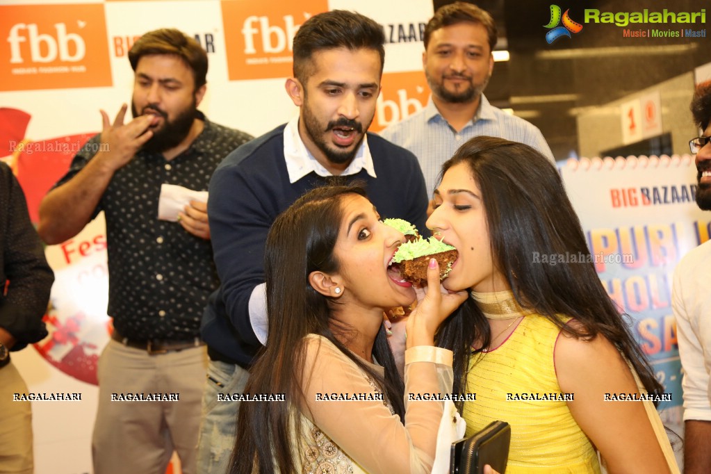 Idi Maa Prema Katha Team at Christmas Festivities at Big Bazaar