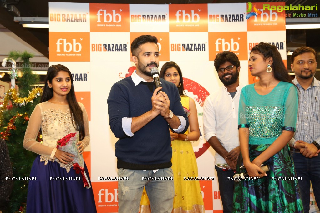 Idi Maa Prema Katha Team at Christmas Festivities at Big Bazaar