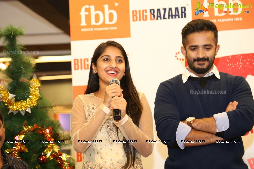 Idi Maa Prema Katha Team at Christmas Festivities at Big Bazaar