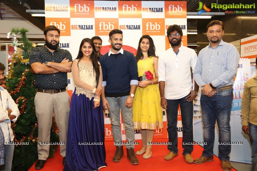 Idi Maa Prema Katha Team at Christmas Festivities at Big Bazaar