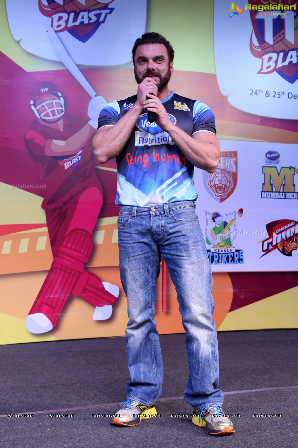 Celebrity Cricket League T10 Press Meet at The Park Hyatt