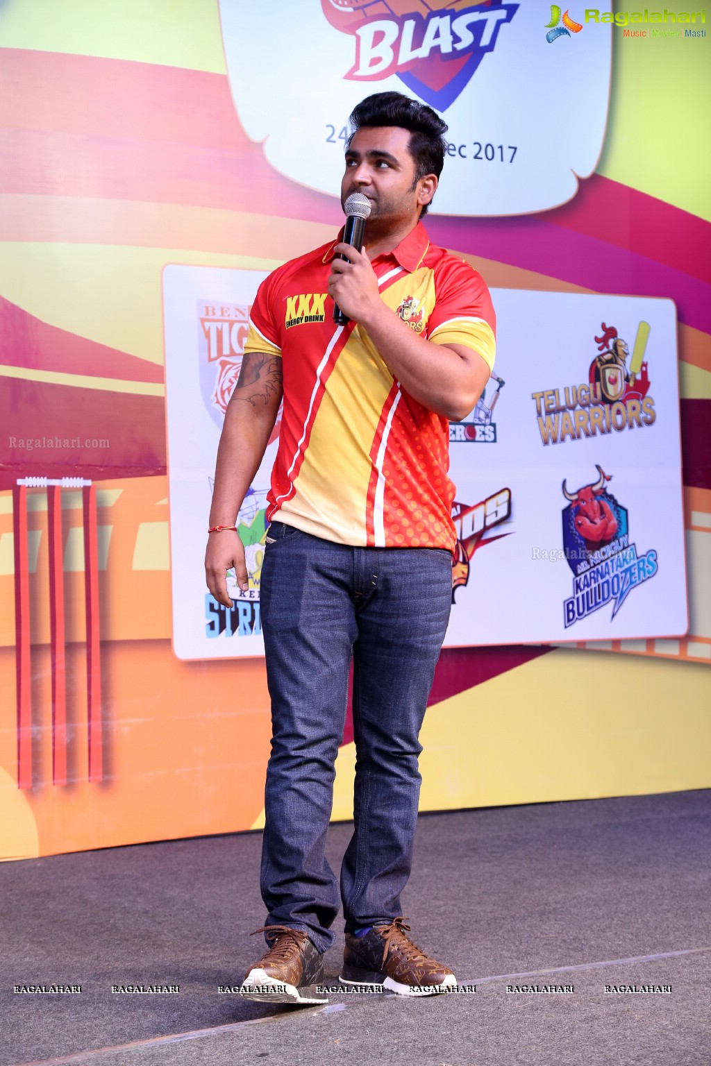 Celebrity Cricket League T10 Press Meet at The Park Hyatt