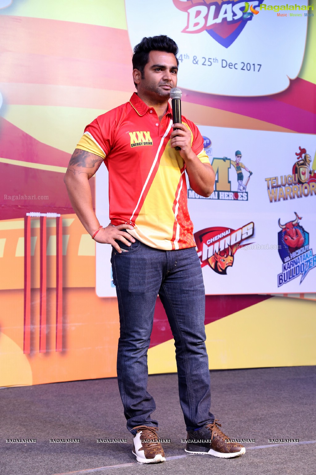 Celebrity Cricket League T10 Press Meet at The Park Hyatt