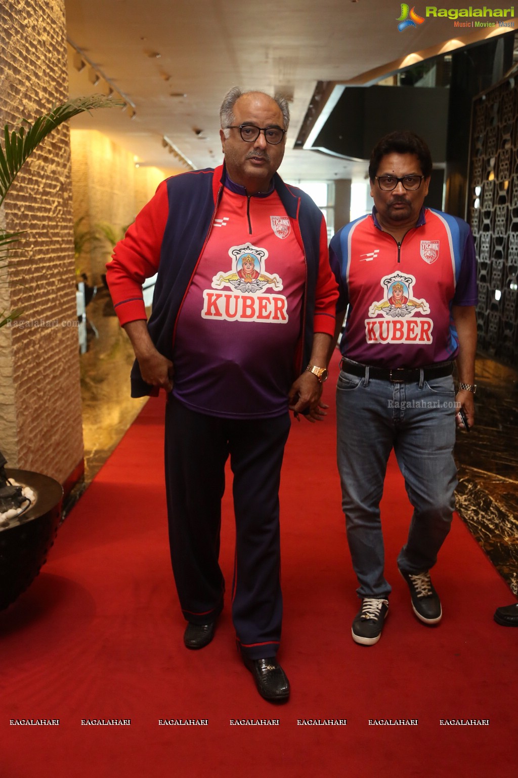 Celebrity Cricket League T10 Press Meet at The Park Hyatt