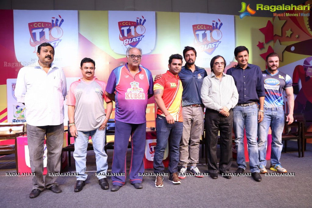 Celebrity Cricket League T10 Press Meet at The Park Hyatt