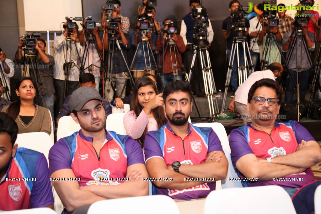 Celebrity Cricket League T10 Press Meet at The Park Hyatt