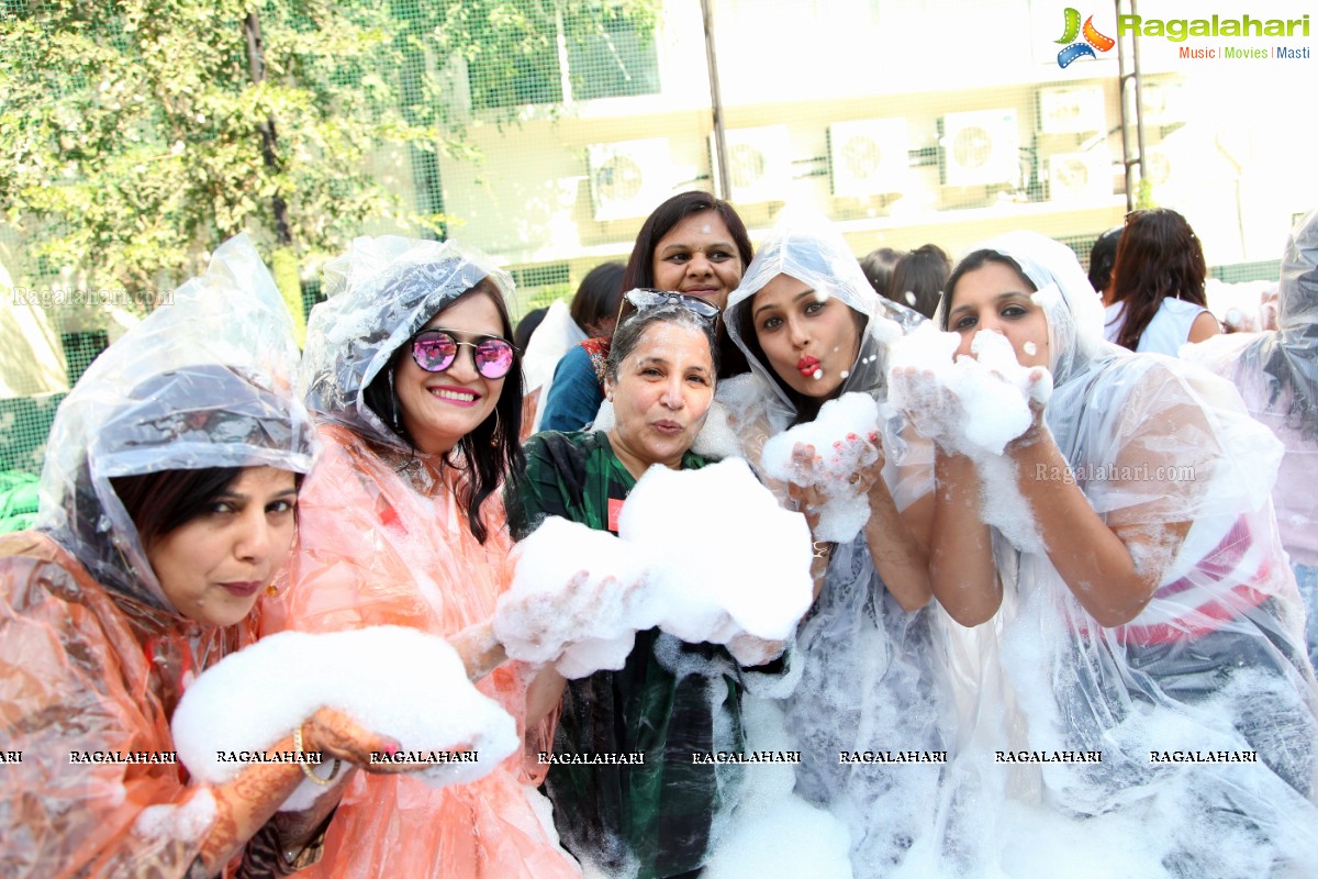 Foam Party by Samanvay Ladies Club at TAG-The American Grill