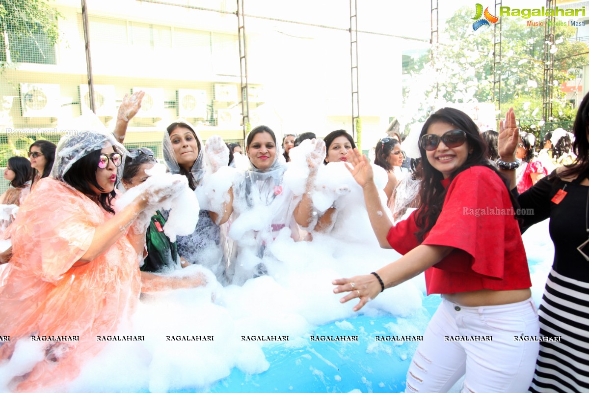 Foam Party by Samanvay Ladies Club at TAG-The American Grill