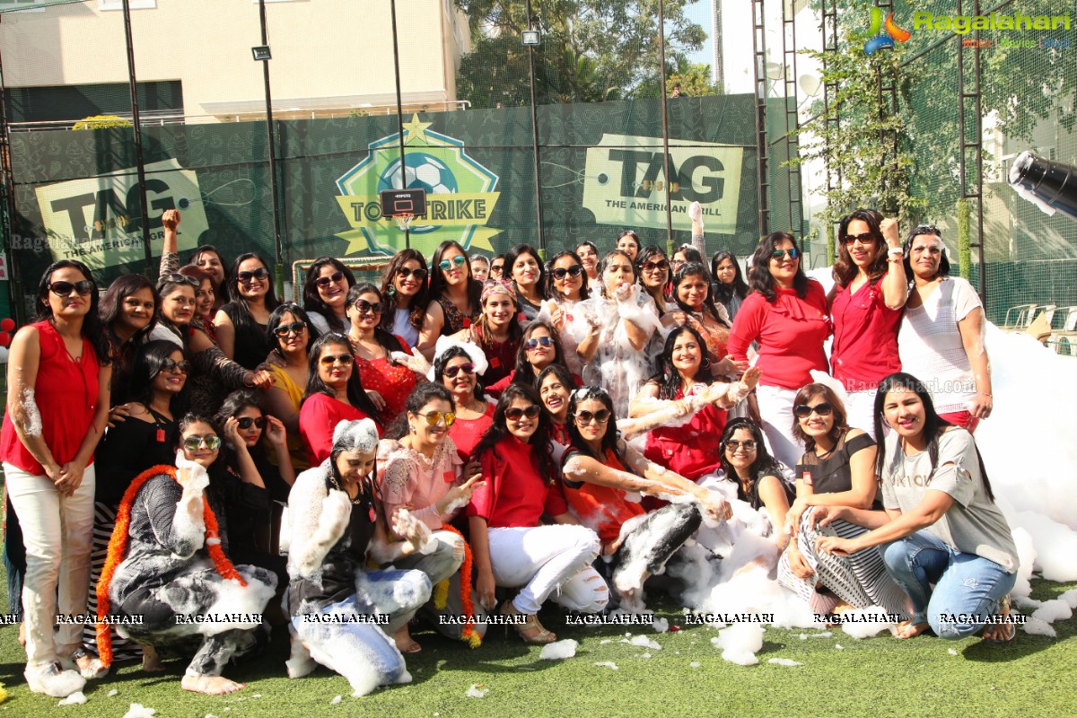 Foam Party by Samanvay Ladies Club at TAG-The American Grill