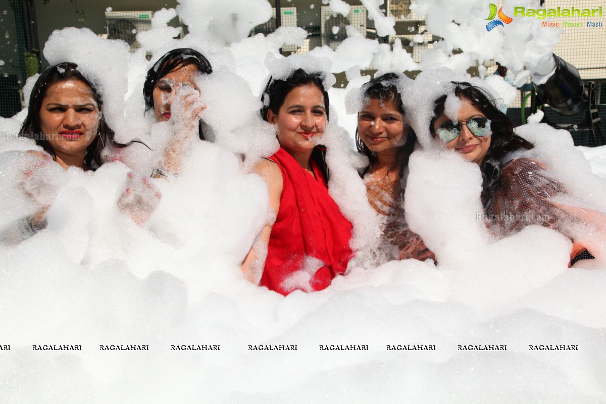 Foam Party by Samanvay Ladies Club at TAG-The American Grill