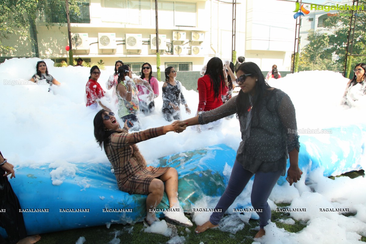 Foam Party by Samanvay Ladies Club at TAG-The American Grill