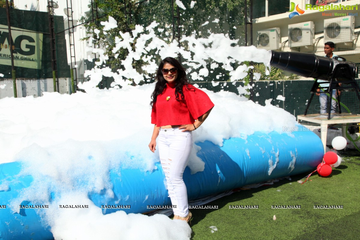 Foam Party by Samanvay Ladies Club at TAG-The American Grill