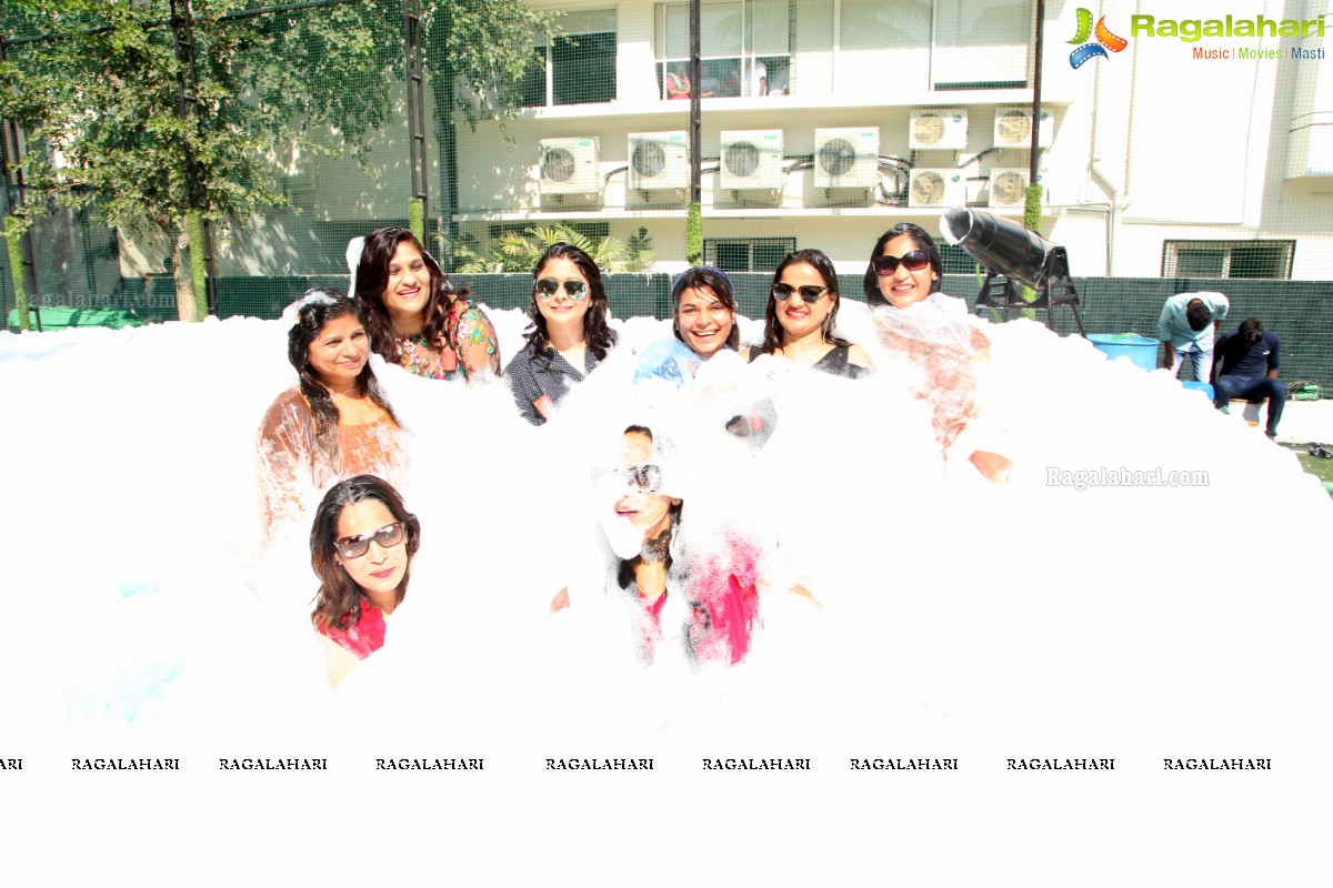 Foam Party by Samanvay Ladies Club at TAG-The American Grill