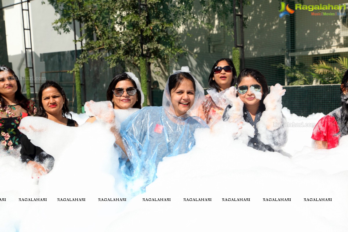 Foam Party by Samanvay Ladies Club at TAG-The American Grill