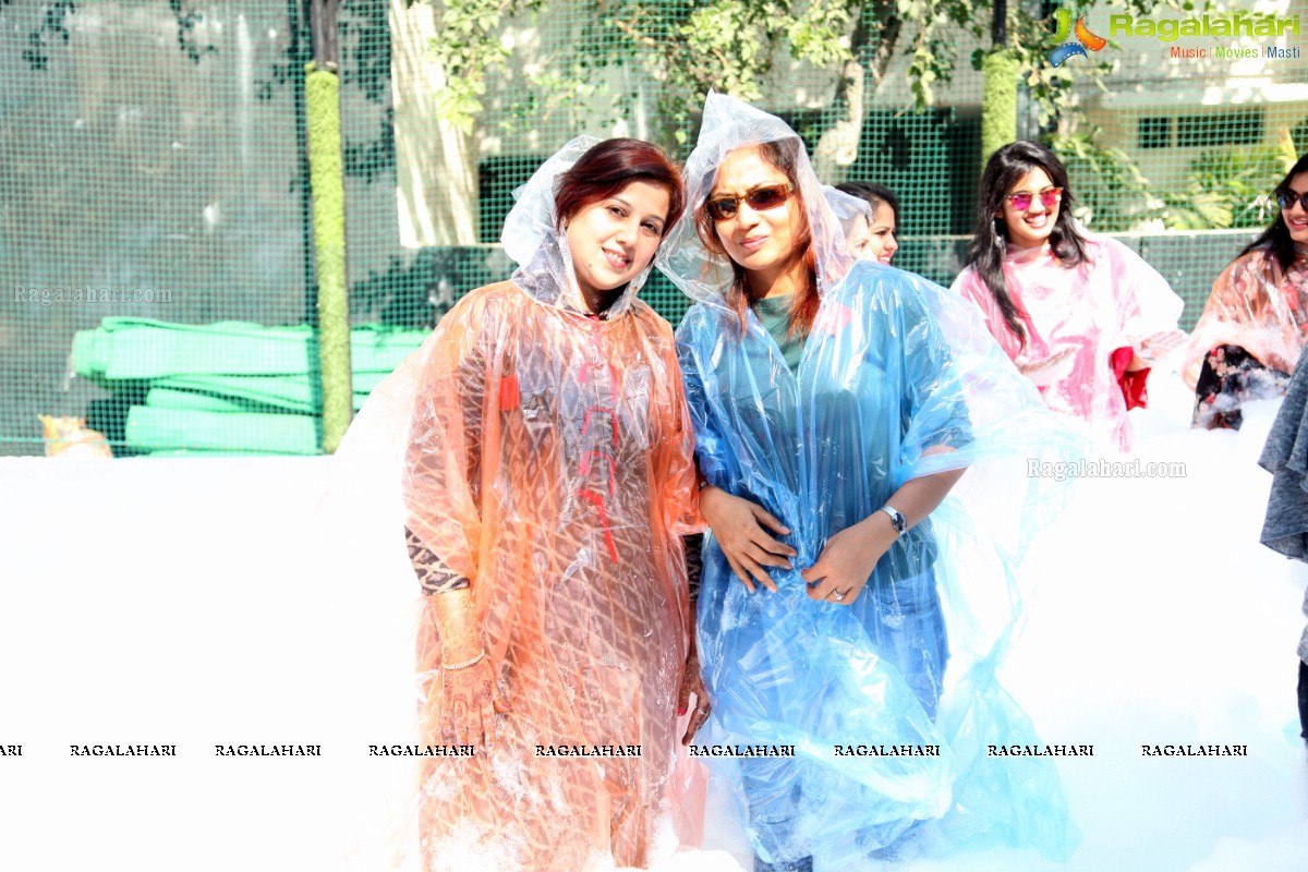 Foam Party by Samanvay Ladies Club at TAG-The American Grill