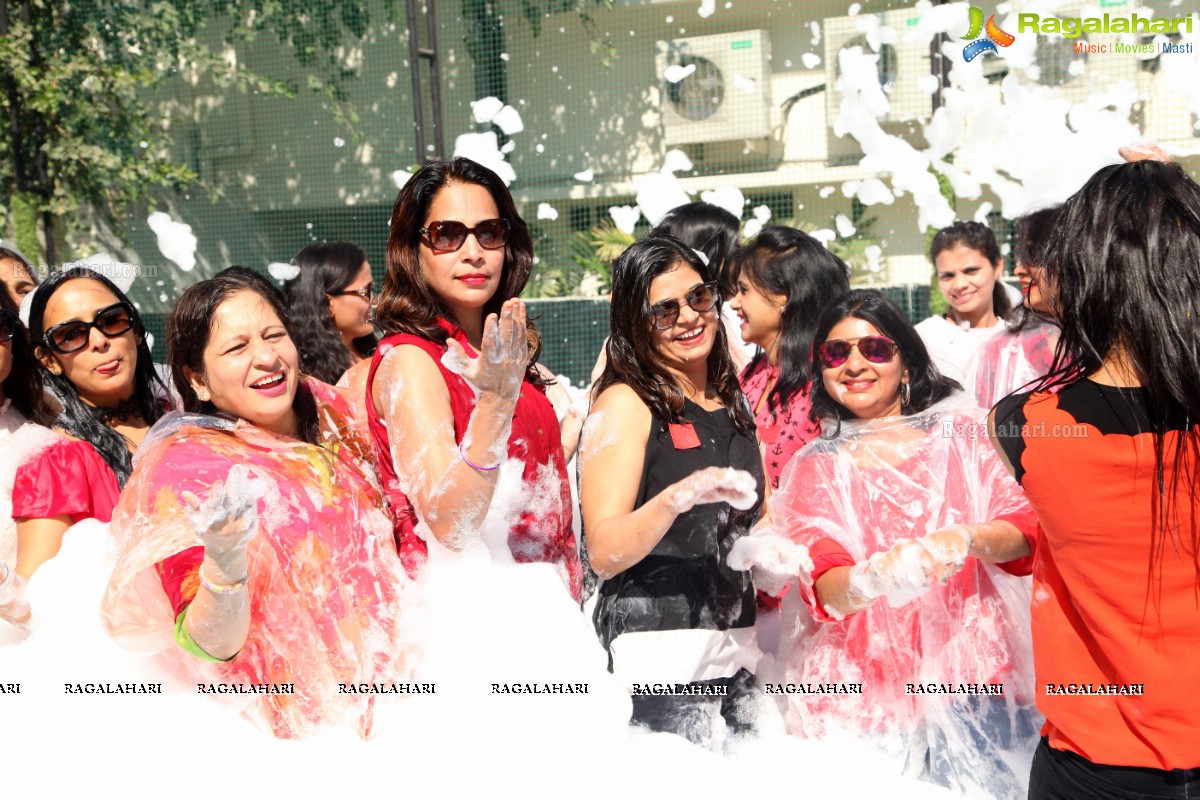 Foam Party by Samanvay Ladies Club at TAG-The American Grill