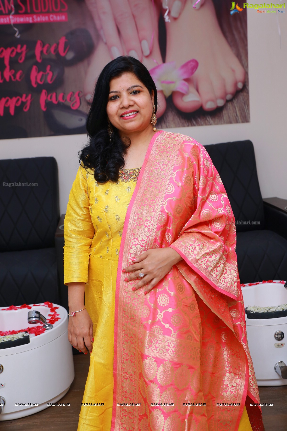 Ritu Varma launches Glam Studios Unisex Beauty Salon, Nizampet