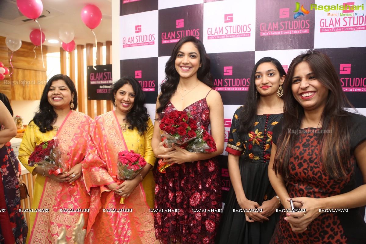 Ritu Varma launches Glam Studios Unisex Beauty Salon, Nizampet