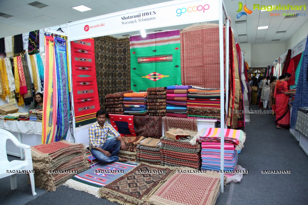 Go Swadeshi - Handloom Exhibition Launch at The Kalinga Cultural Hall, Banjara Hills