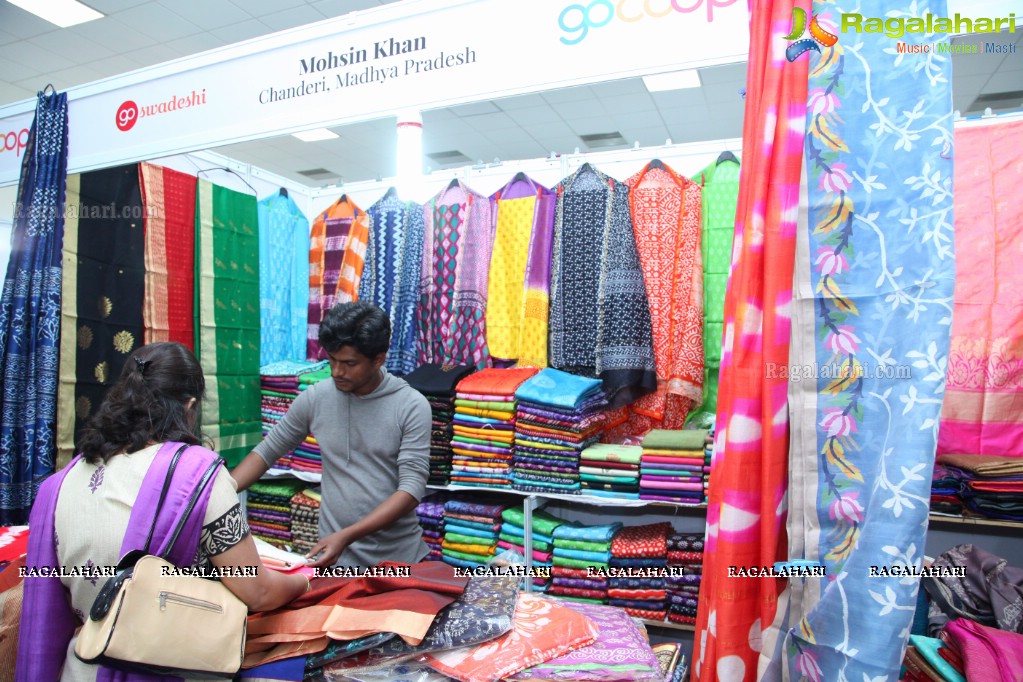 Go Swadeshi - Handloom Exhibition Launch at The Kalinga Cultural Hall, Banjara Hills