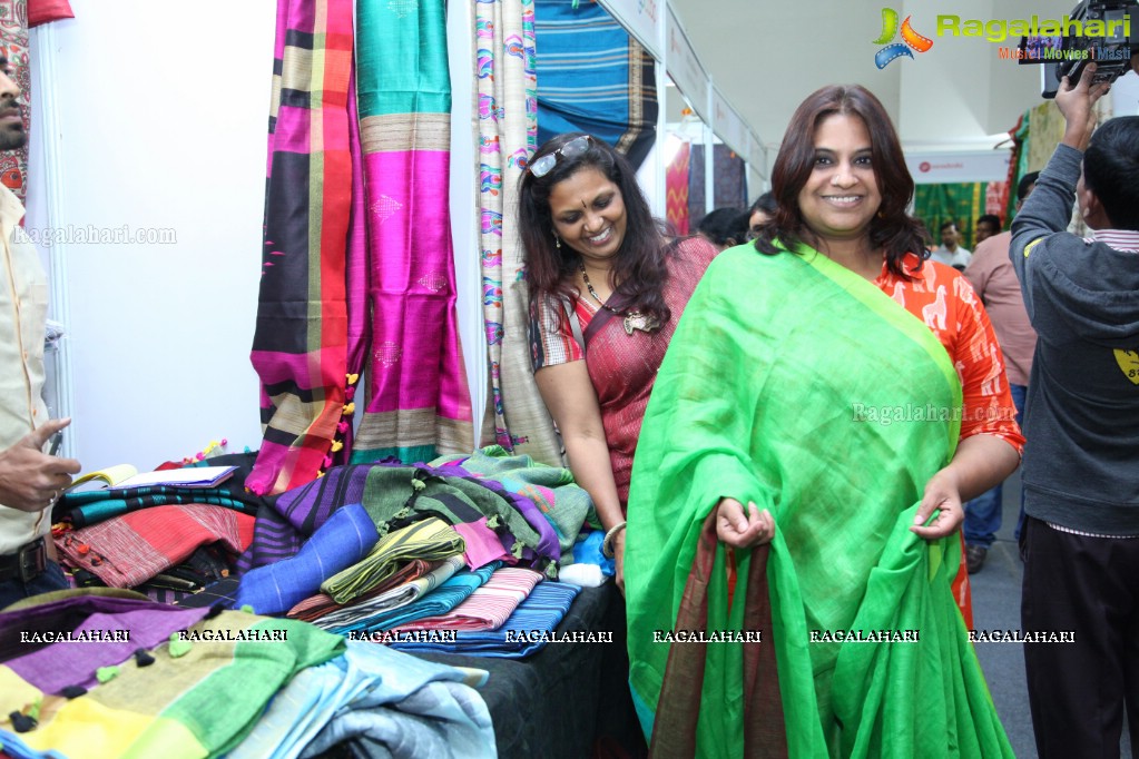 Go Swadeshi - Handloom Exhibition Launch at The Kalinga Cultural Hall, Banjara Hills