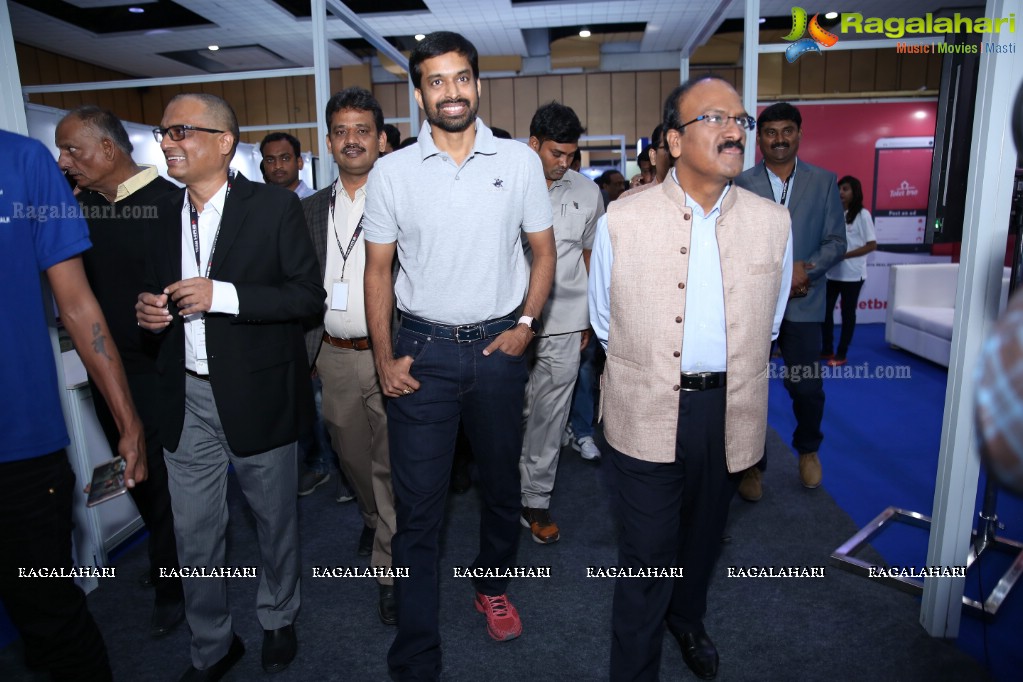 Pullela Gopichand launches HRA Expo at HITEX