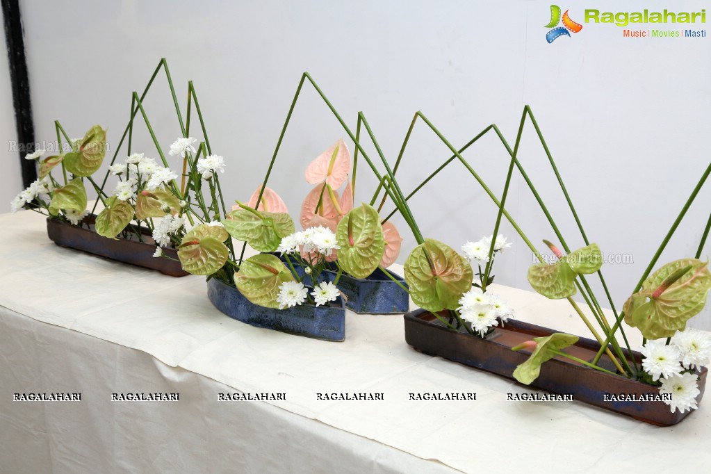 Aura and Flora - An Ikebana and Water Color Painting Exhibition at Phoenix Arena Hitech City, Hyderabad