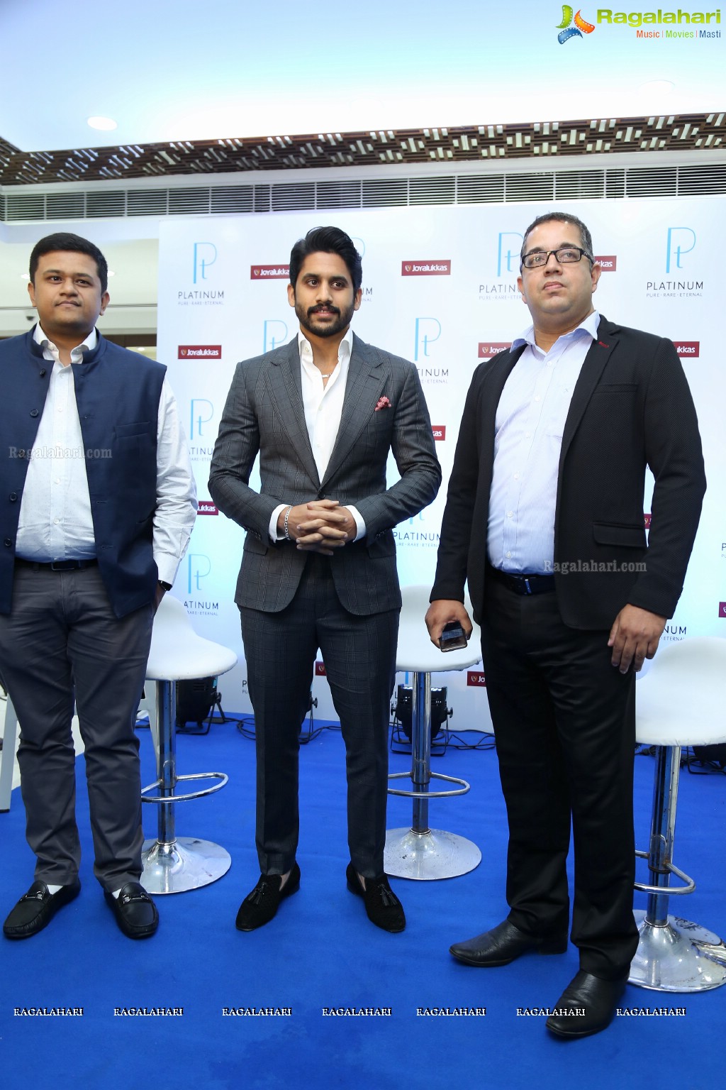 Naga Chaitanya launches Joyalukkas & Platinum Guild International (PGI) Men's Jewellery