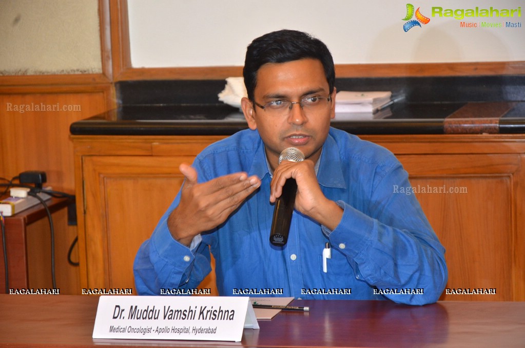 Dr. Muddu Vamshi Krishna, Medical Oncologist - Press Conference at Green Park