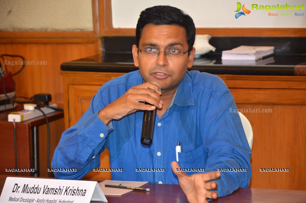 Dr. Muddu Vamshi Krishna, Medical Oncologist - Press Conference at Green Park