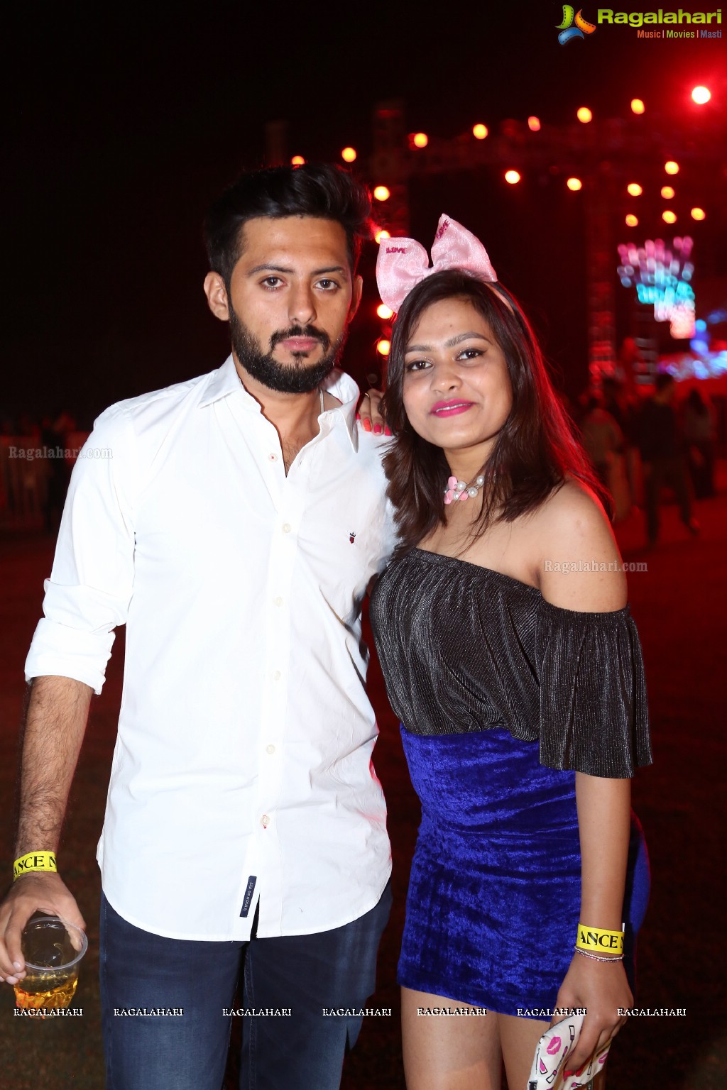 NYE 2018 with DJ Piyush Bajaj at Sayalo HCG Grounds, Hyderabad