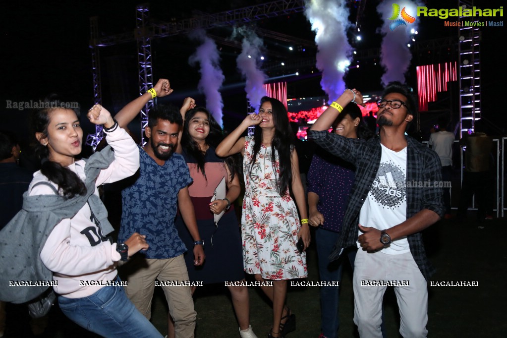 NYE 2018 with DJ Piyush Bajaj at Sayalo HCG Grounds, Hyderabad