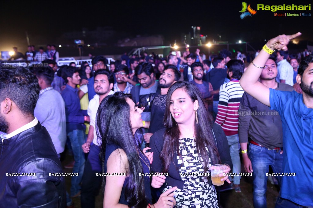 NYE 2018 with DJ Piyush Bajaj at Sayalo HCG Grounds, Hyderabad