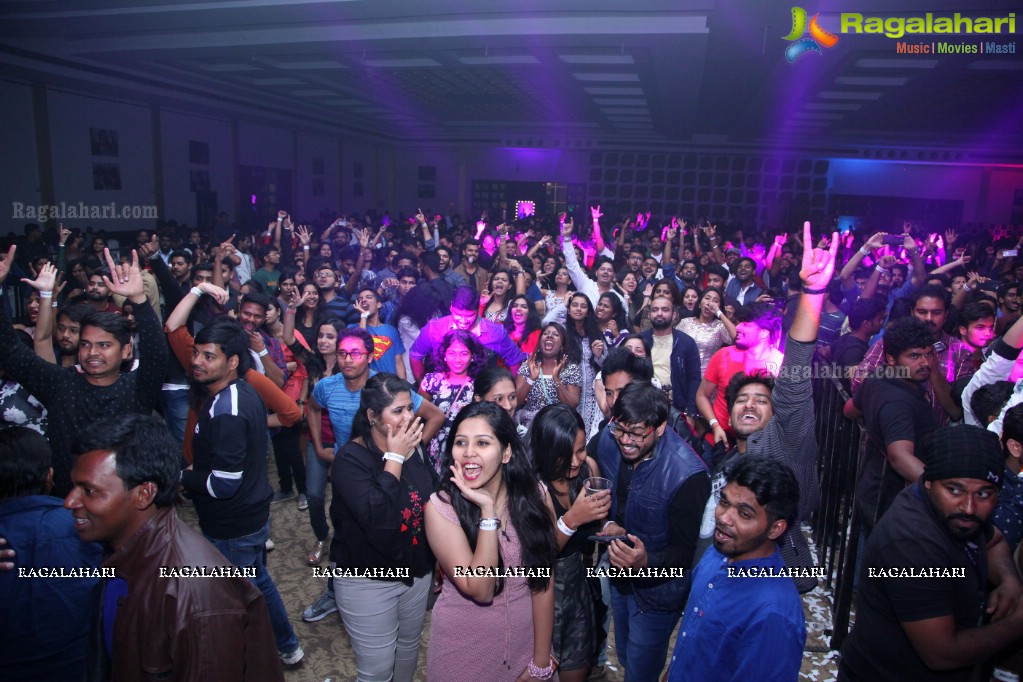 NYE 2018 at Sandhya Convention, Hyderabad